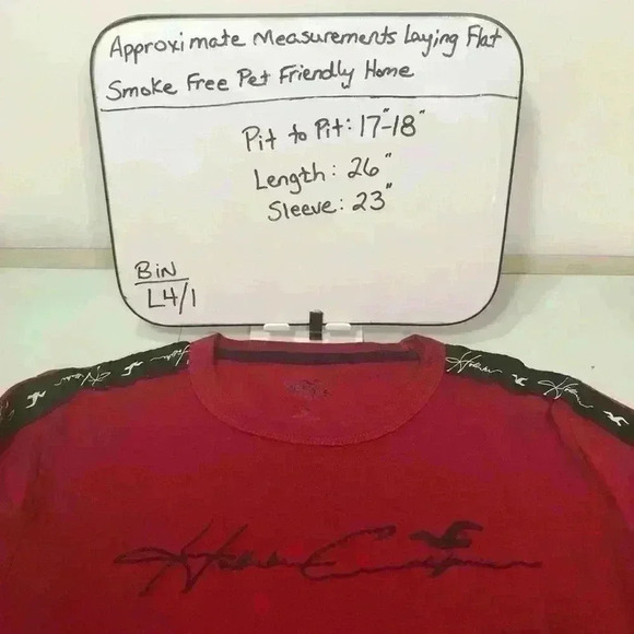 HOLLISTER MEN'S CASUAL LOGO EMBROIDERED TEE LONG SLEEVES HEATHER RED SIZE SMALL - Picture 14 of 14